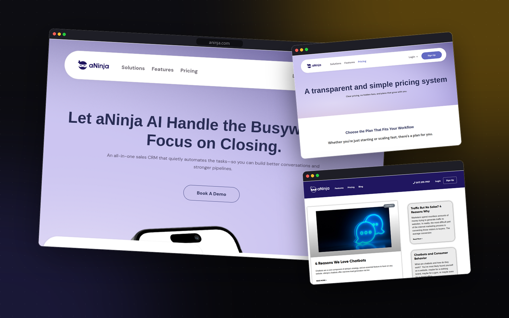 aNinja AI — SaaS · Web Development