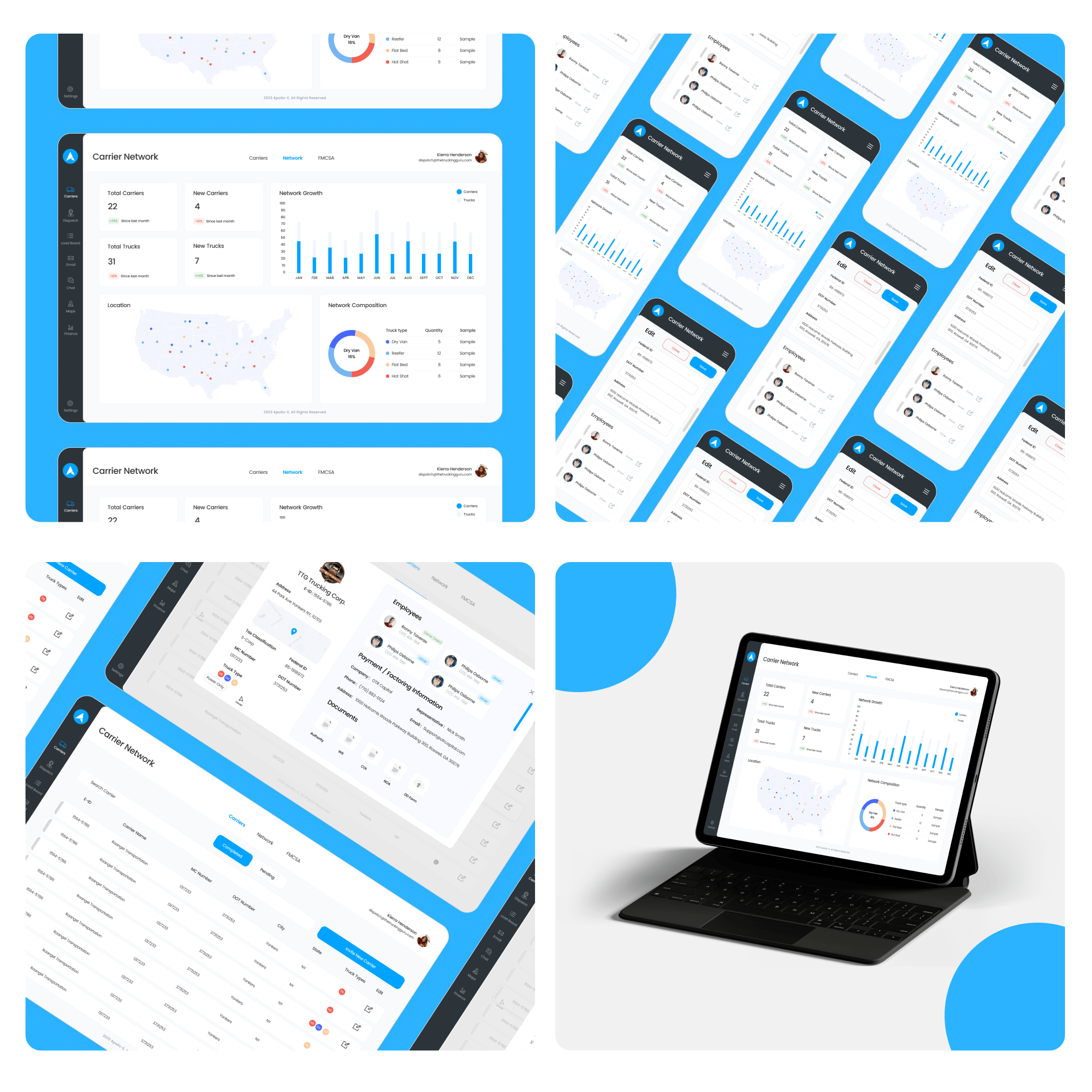 Carrier Network — Web Development · Web Design