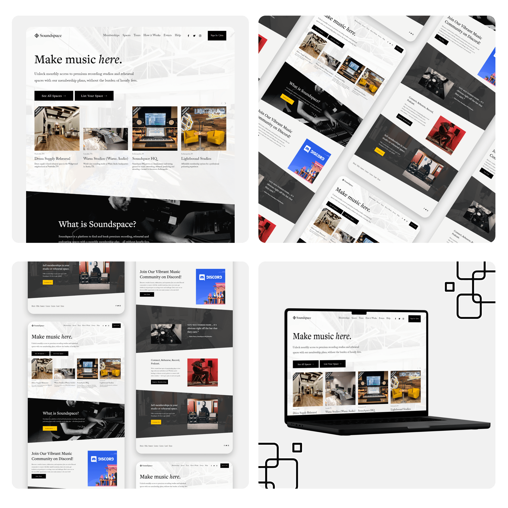 Sound Space — Branding · Web Development